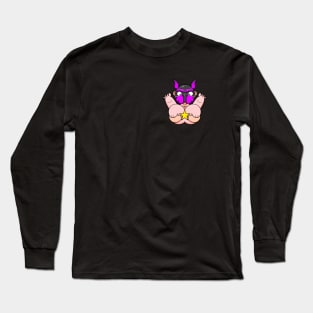 Gay Pink Pup Bum Squeeze Long Sleeve T-Shirt